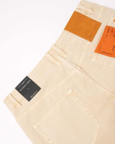 GIANNI LUPO Jeans liscio in cotone senza rotture GL6071Q Beige2 GIANNI LUPO GIANNI LUPO Jeans liscio in cotone senza rotture GL6071Q Beige