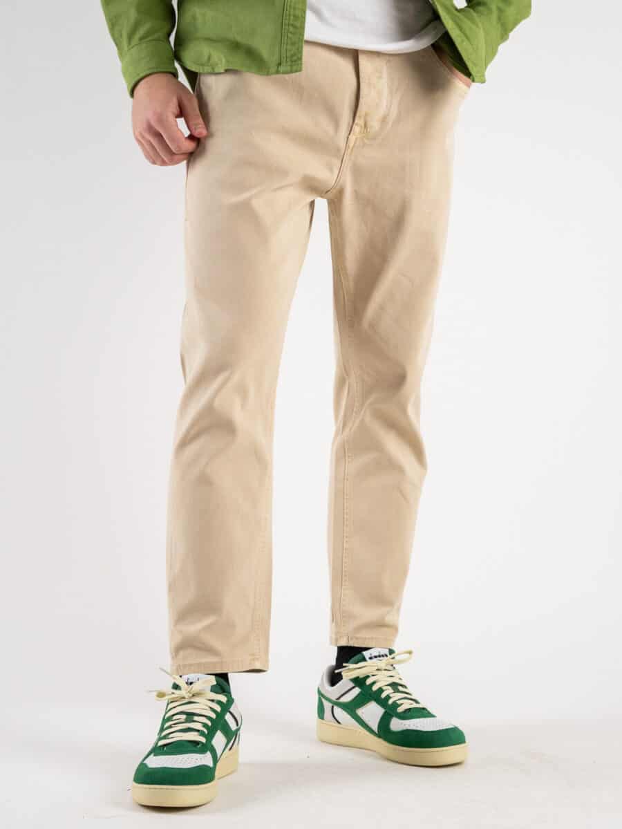 GIANNI LUPO Jeans liscio in cotone senza rotture GL6071Q Beige