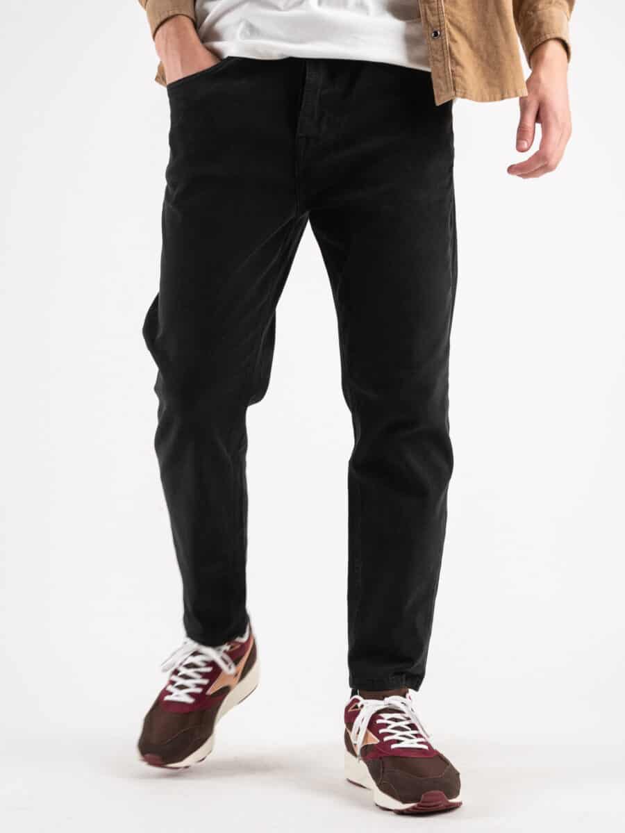 GIANNI LUPO Jeans liscio in cotone senza rotture GL6071Q Nero