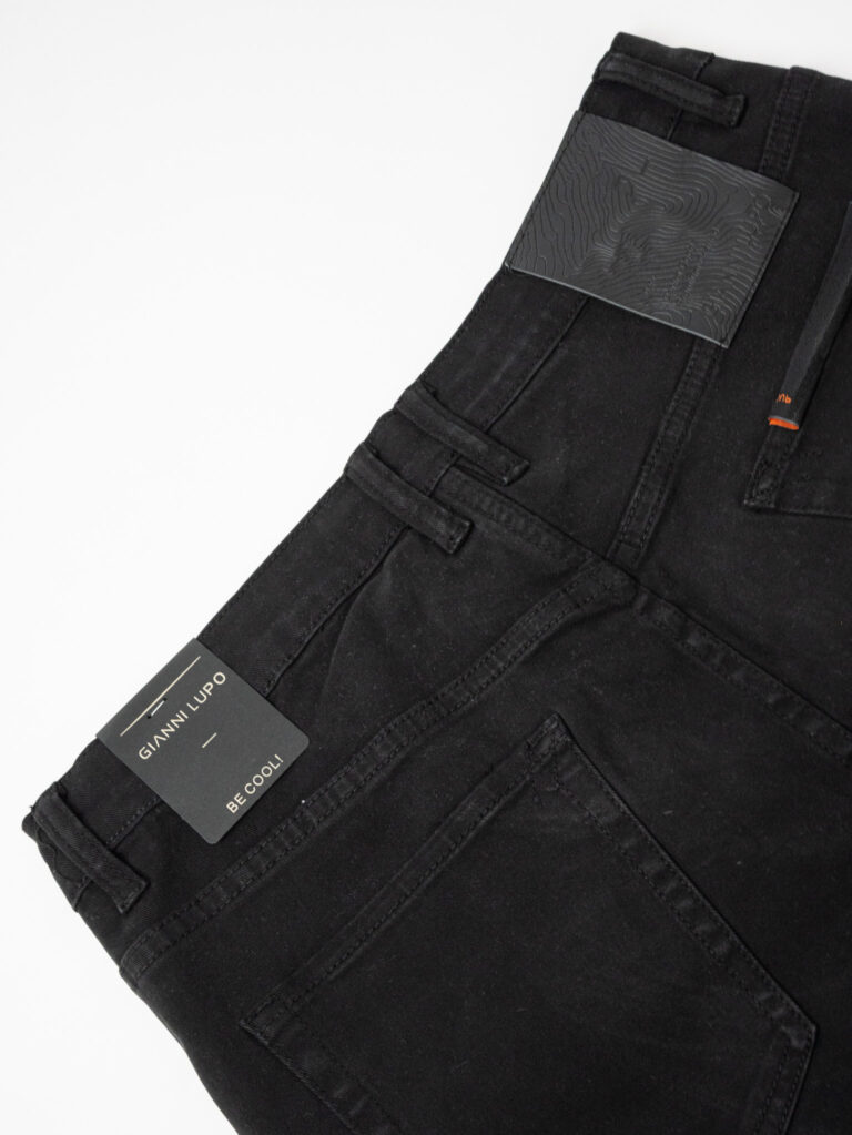 GIANNI LUPO Jeans liscio in cotone senza rotture GL6071Q Nero5 GIANNI LUPO GIANNI LUPO Jeans liscio in cotone senza rotture GL6071Q Nero