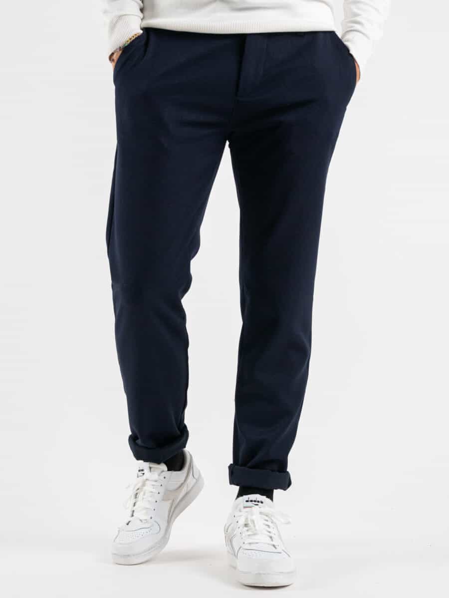 GIANNI LUPO Pantalone elegante in poliviscosa GL21605 Blu