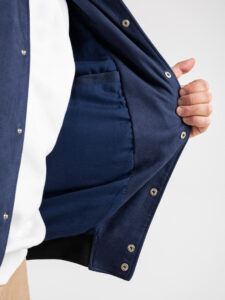 IMPERIAL Bomber varsity bicolore con maniche in ecopelle U3025492 Blu (8)