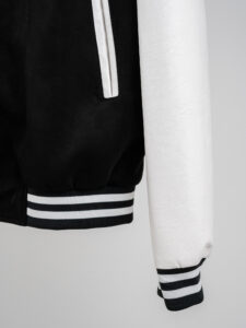 IMPERIAL Bomber varsity bicolore con maniche in ecopelle U3025492 Nero (8)