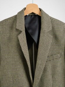 IMPERIAL Giacca da abito misto lana in fantasia pied de poule JZ1EEMR Verde:Moro11