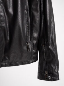 IMPERIAL Giubbino biker leggero con zip e tasche effetto used U3025541 Nero (1)
