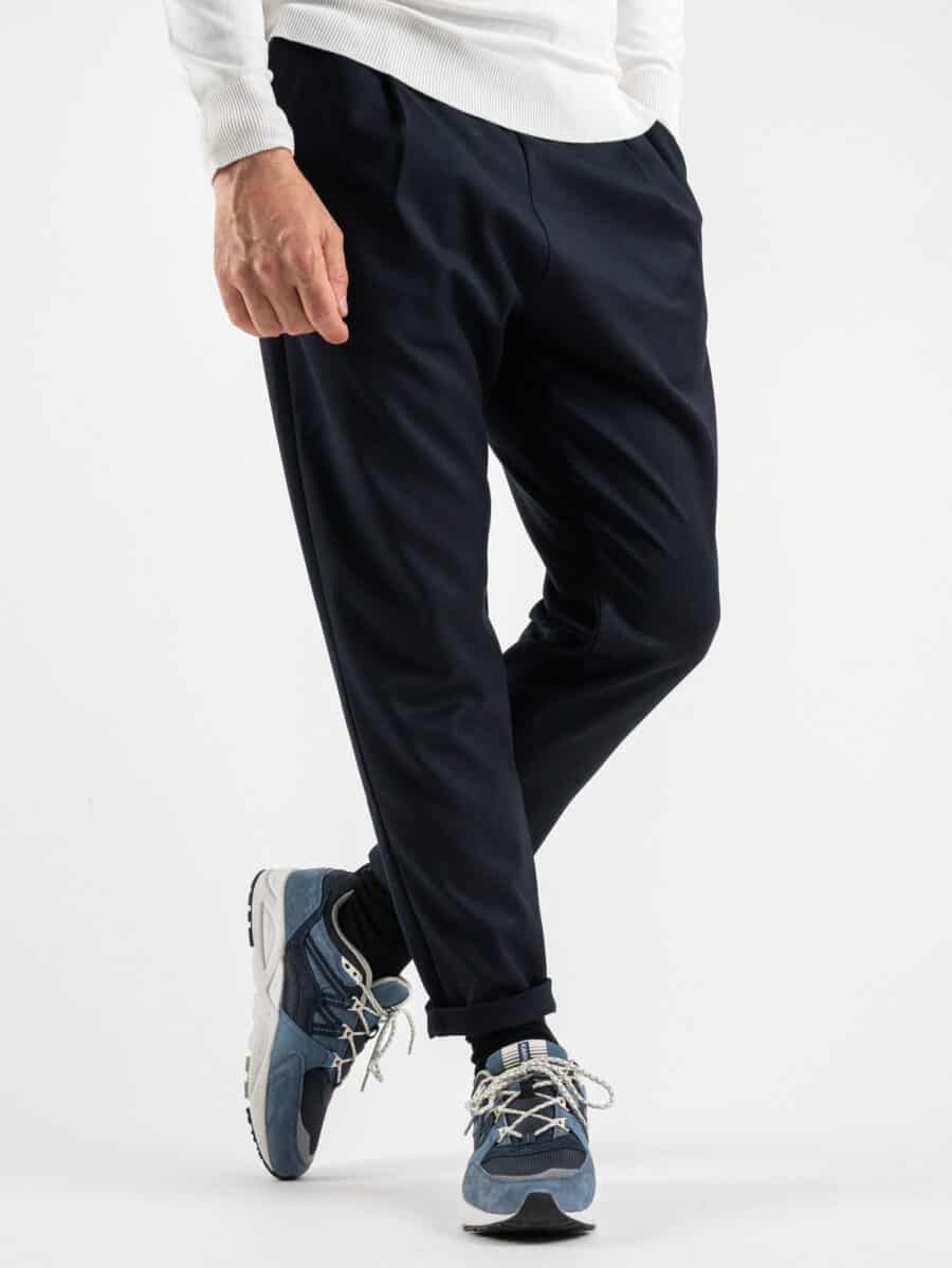 IMPERIAL Pantalone morbido in poliviscosa con coulisse PC8QEAI Navy