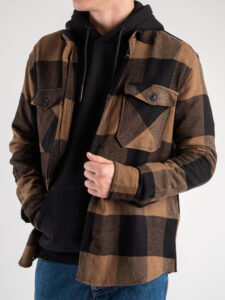 ONLY&SONS Camicia in flanella a quadri con tasche MILO 22019854 Partridge (3)