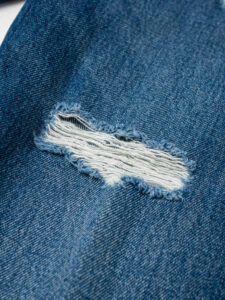 ONLY&SONS Jeans carrot e cropped con rotture AVI BEAM 22022959 Blue Denim (2)