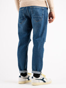 ONLY&SONS Jeans carrot e cropped con rotture AVI BEAM 22022959 Blue Denim (3)