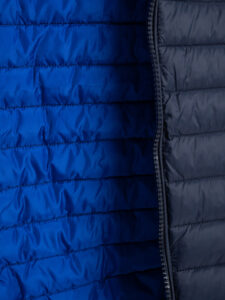 OVER-D Piumino leggero bicolore con cappuccio J02 BluRoyal (2)