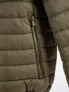 OVER-D Piumino leggero bicolore con cappuccio J02 MilitareSenape (2)
