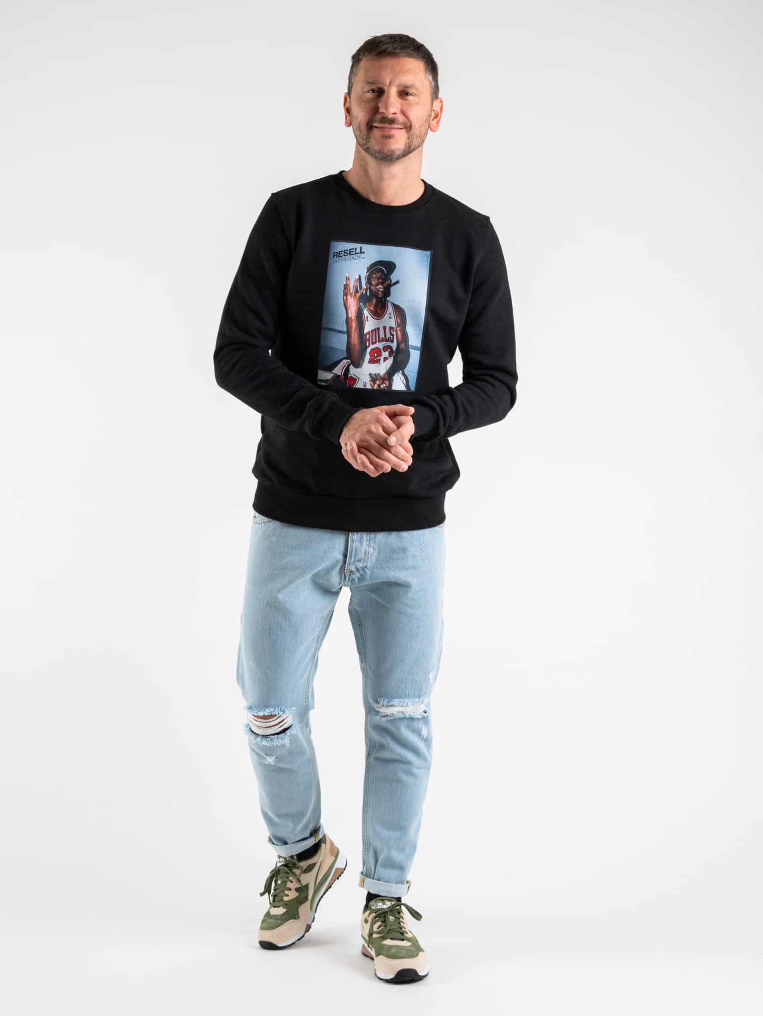 Felpa jordan girocollo clearance