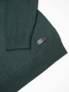 V2 Maglione girocollo basico con taschino FLOREALE 21 Verde (2)