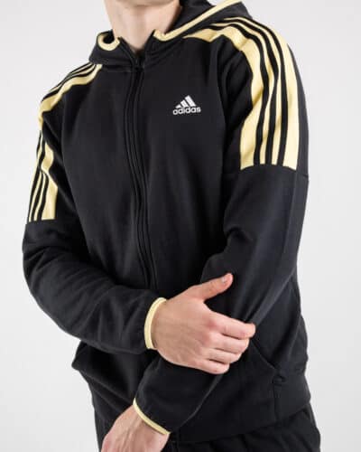 ADIDAS Felpa con zipcappuccio e logo HK4460 Nera 5 Nuovi Arrivi