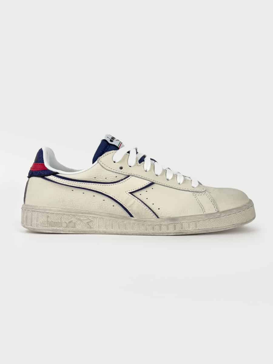 DIADORA Game L Low Icona White/Blue Print