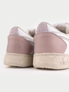DIADORA Magic Basket Low Icona Wn Adobe RoseElderberry (1)