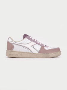 DIADORA Magic Basket Low Icona Wn Adobe RoseElderberry (2)