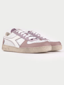 DIADORA Magic Basket Low Icona Wn Adobe RoseElderberry (4)