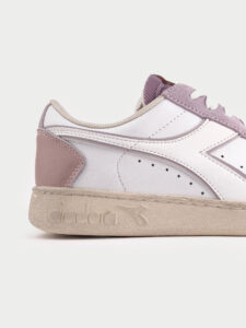 DIADORA Magic Basket Low Icona Wn Adobe RoseElderberry (5)