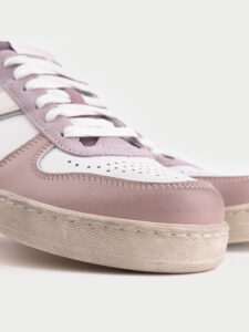 DIADORA Magic Basket Low Icona Wn Adobe RoseElderberry (6)