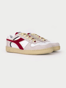 DIADORA Magic Basket Low Suede Leather White:Chili Peppers1