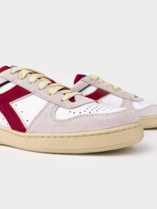 DIADORA Magic Basket Low Suede Leather White:Chili Peppers3