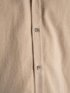 ESTASI Camicia in velluto a costine fini LIVIGNO Beige (1)