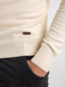 GIANNI LUPO Dolcevita tinta unita morbido in poliviscosa Beige (6)