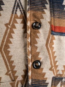 GIANNI LUPO Giubbino in misto lana fantasia azteca GL5066 Beige (8)