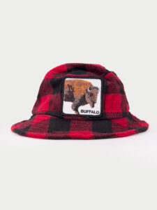 GOORIN BROS Bucket scozzese con patch stampa BUFFALO1