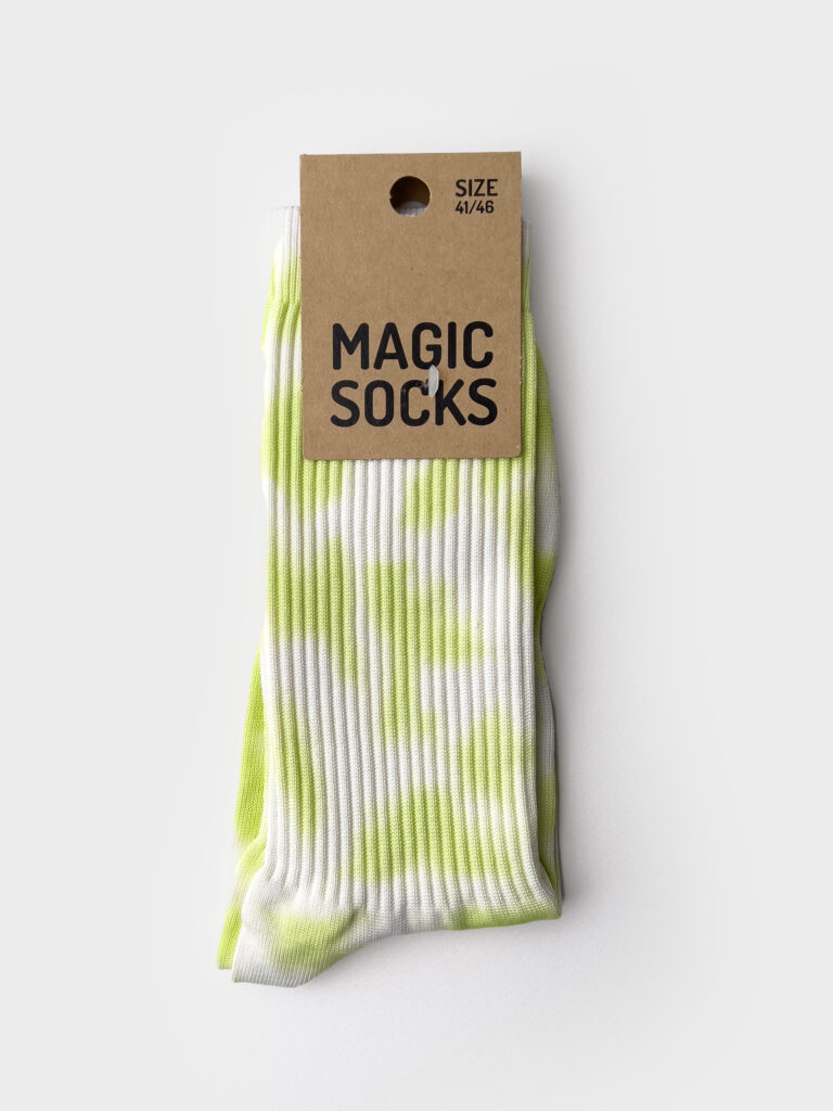 MAGIC SOCKS Calze in spugna unisex tg. unica stampa TIE DYE Verdi MAGIC SOCKS MAGIC SOCKS Calze in spugna unisex tg. unica stampa TIE DYE Verdi