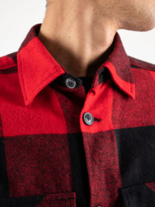 ONLY&SONS Camicia in flanella a quadri con tasche MILO 22019854 Fiery Red (10)