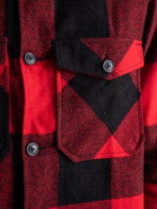 ONLY&SONS Camicia in flanella a quadri con tasche MILO 22019854 Fiery Red (11)