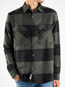 ONLY&SONS Camicia in flanella a quadri con tasche MILO 22019854 Forest Night (10)