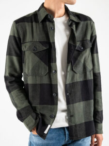ONLY&SONS Camicia in flanella a quadri con tasche MILO 22019854 Forest Night (2)