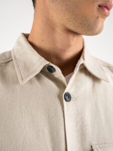 ONLY&SONS Camicia in flanella tinta unita con tasche MILO 22020603 Pelican (15)