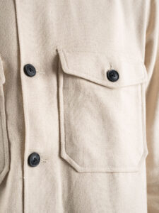 ONLY&SONS Camicia in flanella tinta unita con tasche MILO 22020603 Pelican (16)