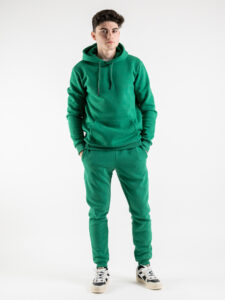 ONLY&SONS Felpa con cappuccio felpata CERES 22018685 Verdant Green (7)