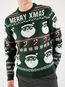 ONLY&SONS Maglione girocollo fantasia Natalizia XMAS SANTA 22023994 Eden (3)
