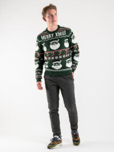 ONLY&SONS Maglione girocollo fantasia Natalizia XMAS SANTA 22023994 Eden (8)