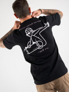 ONLY&SONS T-shirt in cotone con stampa skater fronteretro SMITH 22024277 Black (5)