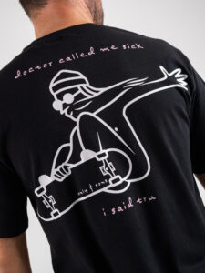 ONLY&SONS T-shirt in cotone con stampa skater fronteretro SMITH 22024277 Black (6)
