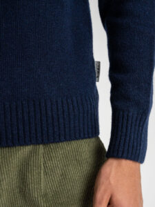 BERNA Dolcevita LAMBSWOOL logo ricamo 223003 Inchiostro (1)