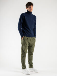 BERNA Dolcevita LAMBSWOOL logo ricamo 223003 Inchiostro (2)