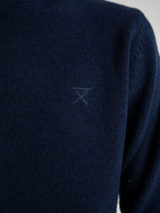 BERNA Dolcevita LAMBSWOOL logo ricamo 223003 Inchiostro (5)