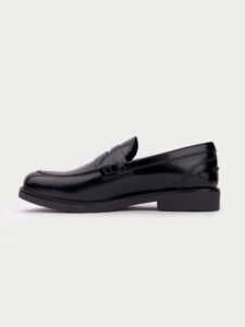ESTASI Mocassino in pelle Made In Italy LUCA Nero3