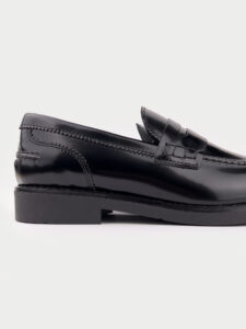 ESTASI Mocassino in pelle Made In Italy LUCA Nero5