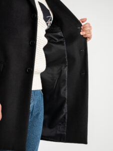 IMPERIAL Cappotto basico con scollo a v K714AEWFGR Nero (2)