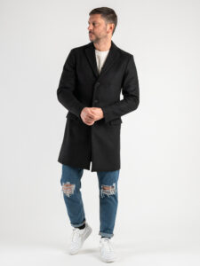 IMPERIAL Cappotto basico con scollo a v K714AEWFGR Nero (4)