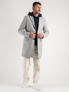 IMPERIAL Cappotto basico con scollo a v K714AEWFGR Perla (3)